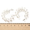 Brass Spiral Laid Stud Earrings for Women EJEW-A121-21S-4