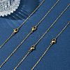 4Pcs 304 Stainless Steel Cable Chain Necklace Making STAS-FS0001-81G-7