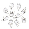 Zinc Alloy Lobster Claw Clasps X-E106-2