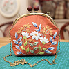 DIY Wood Bead Kiss Lock Coin Purse Embroidery Kit PW22062820270-1