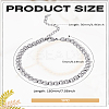 1Pc Stainless Steel Ball Beads Bracelets for Women BJEW-LP0001-93P-2