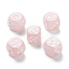 Natural Rose Quartz Cabochons G-M378-02E-1