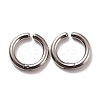 Non-Tarnish 316 Surgical Stainless Steel Clip-on Earrings EJEW-Z014-01D-P-1