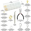 70Pcs 6 Style Zinc Alloy Lobster Claw Clasps DIY-YW0006-92-3