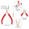 Carbon Steel Jewelry Pliers Kit TOOL-WH0121-66-2