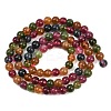 Natural Green Jade Imitation Tourmaline Beads Strands G-B046-08D-4mm-3
