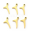 PVD Vacuum Plating 304 Stainless Steel Charms STAS-N092-28G-1