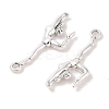 Tibetan Style Zinc Alloy Dancer Pendants X-TIBEP-R334-283AS-RS-2