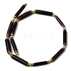 Handmade Lampwork Chevron Beads LAMP-Z019-01-02-2