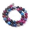 Natural Striped Agate/Banded Agate Beads Strands G-G582-10mm-53-2