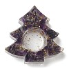 Natural Amethyst & Resin Candle Holder Molds DJEW-H012-03E-2