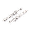 304 Stainless Steel Pendants STAS-N114-59P-2