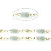 3.28 Feet Handmade Natural Amazonite Beaded Chains X-CHC-E021-01C-2