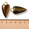 Natural Tiger Eye Pendants G-K347-01G-08-3