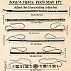 6Pcs 6 Styles Imitation Leather Southwestern Cowboy Hat Belt AJEW-CP0007-23-2