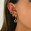 3 Pairs Flower 201 Stainless Steel Earring Sets ZH5576-1-3