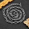 Non-Tarnish Unisex 304 Stainless Steel Figaro Chain Necklaces X-NJEW-H215-03P-1