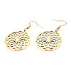 201 Stainless Steel Dangle Earrings STAS-S105-JN606-2-2