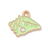 Alloy Enamel Pendants ENAM-A008-38KCG-04-1