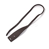 PU Imitation Leather Chain Belts AJEW-WH0258-605C-1