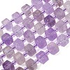 Natural Lavender Amethyst Beads Strands G-G453-G13-7x12mm-2