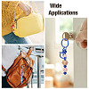 5Pcs Alloy and Brass Bar Beadable Keychain for Jewelry Making DIY Crafts DIY-SW0001-15A-7