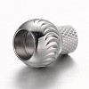 Tarnish Resistant 304 Stainless Steel Magnetic Clasps with Glue-in Ends STAS-G140-39N-2