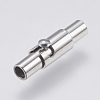 Tarnish Resistant 304 Stainless Steel Magnetic Clasps STAS-O114-009P-2