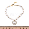 Ion Plating(IP) 304 Stainless Steel Charm Bracelets for Women BJEW-P345-04G-5