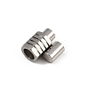 304 Stainless Steel Magnetic Clasps STAS-C127-18D-P-2