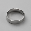 Stainless Steel Simple Plain Band Ring for Men Women RJEW-WH0015-04D-2
