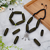 14Pcs Wood European Beads WOOD-FG0001-55-5