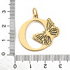 Ion Plating(IP) 201 Stainless Steel Pendants STAS-N103-184G-O-3