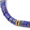 Natural Lapis Lazuli Braided Bead Bracelets BJEW-JB11114-02-3