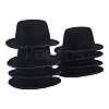 EVA Cloth Round Fascinator Hat Base for Doll AJEW-WH0455-258B-1