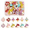48Pcs 12 Style Autumn Theme Alloy Enamel Charms ENAM-SZ0003-12-1