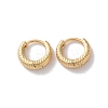 Texture Rings Brass Hoop Earrings for Women LS-EJEW-B056-02G-01-1
