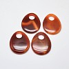 Dyed Natural Agate Teardrop Big Pendants G-F201-01-1