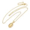 Brass Micro Pave Cubic Zirconia Pendants Necklace LS-NJEW-I125-01D-2