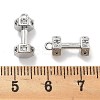 Brass Micro Pave Clear Cubic Zirconia Pendants KK-M102-46P-3