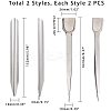 304 Stainless Steel Chemical Scoops and Professional Diamond Tweezers TOOL-PH0016-86-2