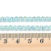 Electroplate Glass Beads Strands EGLA-B013-01A-AB03-4
