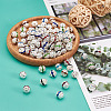 200Pcs 10 Colors Alloy Rhinestone Beads FIND-CW0001-09-5