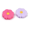 Flower Food Grade Silicone Focal Beads SIL-A011-02A-2