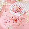 390Pcs 3 Colors Transparent Colours Glass Seed Beads GLAA-TA0003-76B-5