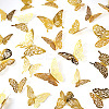 96Pcs 8 Styles PET 3D Butterfly Wall Stickers DIY-TA0013-12A-3