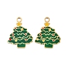 304 Stainless Steel Enamel Christmas Theme Pendants STAS-G359-01G-02-1