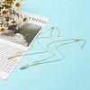 Natural Baroque Pearl Pendant Necklace NJEW-JN03599-03-3