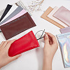 11Pcs 11 Colors Rectangle PU Imitation Leather Eyeglasses Pouch AJEW-CP0005-56-3