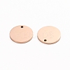 Ion Plating(IP) 304 Stainless Steel Charms LS-STAS-I141-03C-RG-2